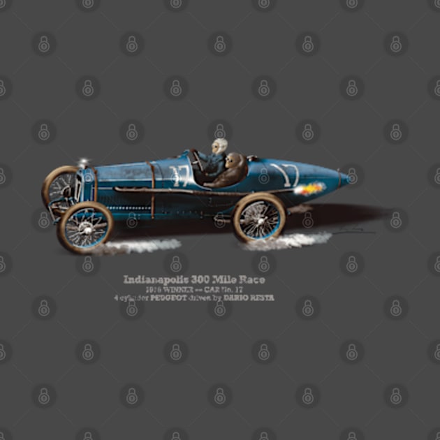 1916 Indy 500 Peugeot by AlexBook