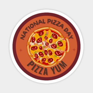 Pizza Day, Pizza is Love, National Pizza Day Magnet