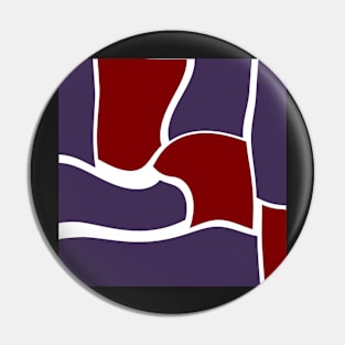 Red, purple and whirled Pin