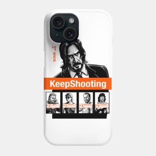 KeepShooting (white tee) Phone Case