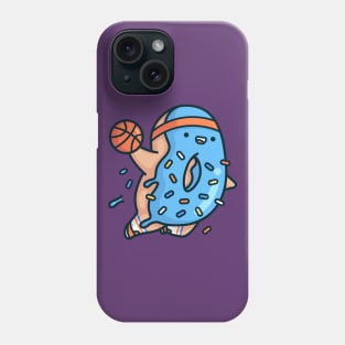 Blue Dunkin Donut with sprinkles Phone Case