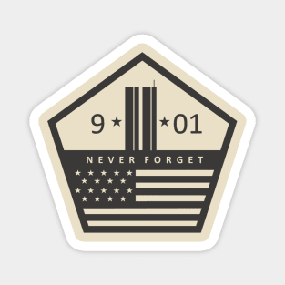 We Will Never Forget 9/11 Magnet