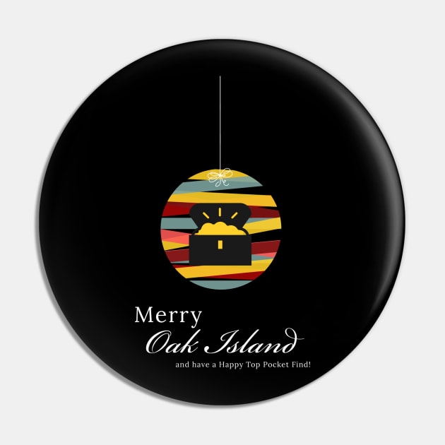 Oak Island Christmas Shirt Pin by OakIslandMystery