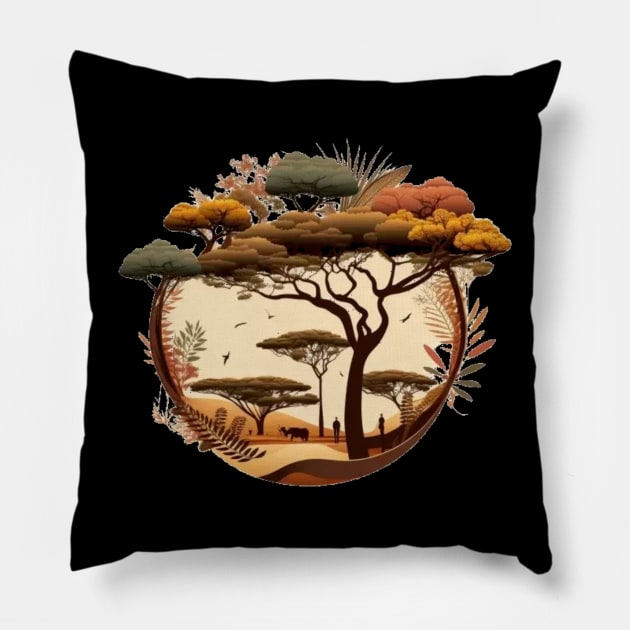 Embark on a Journey of Discovery Pillow by HALLSHOP