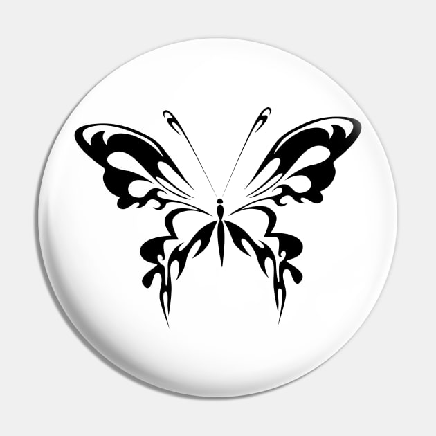 Butterfly Pin by linesdesigns