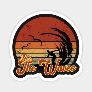 Ride The Waves Magnet