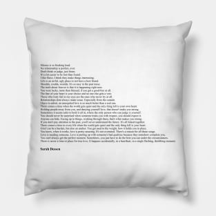 Sarah Dessen Quotes Pillow