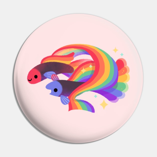 Rainbow guppy 3 Pin by pikaole