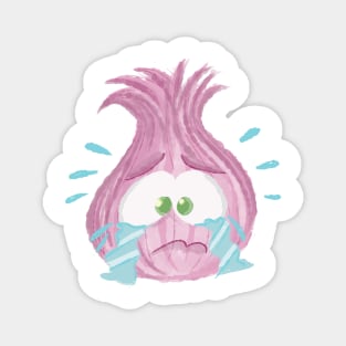 Onion Cry funny Vegan Magnet