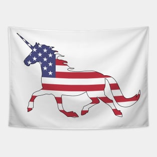 American Unicorn Tapestry