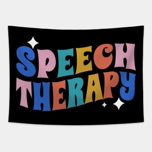 Speech Therapy - retro vintage Tapestry