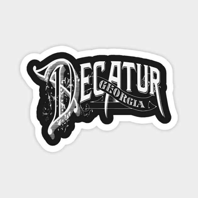 Vintage Decatur, GA Magnet by DonDota