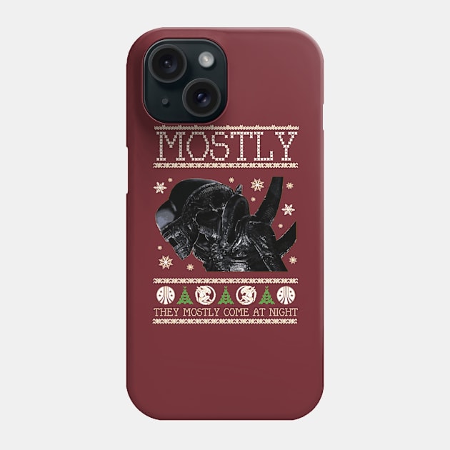 Aliens Christmas Phone Case by Angel arts