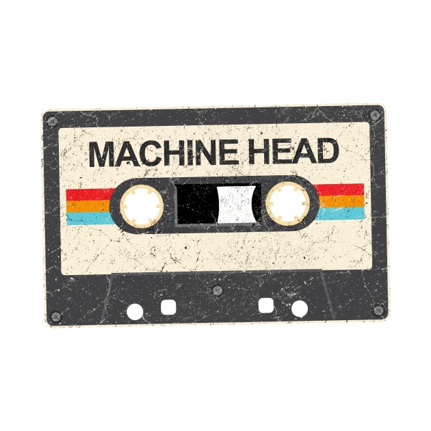 kurniamarga vintage cassette tape Machine Head by kurniamarga.artisticcolorful