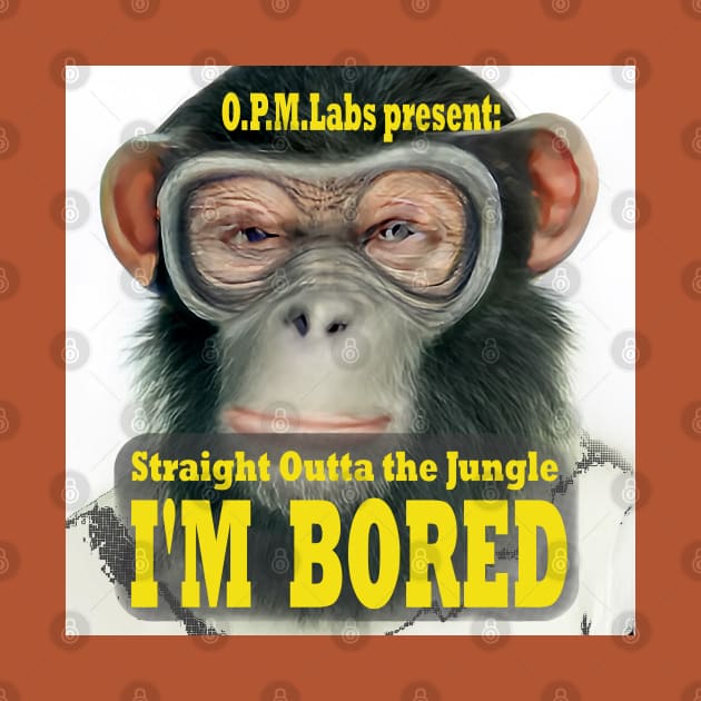 Disillusioned Surfer Ape Bored Chimps Animal Humor by PlanetMonkey