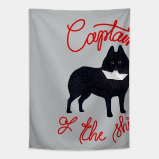 Captain Schipperke Tapestry