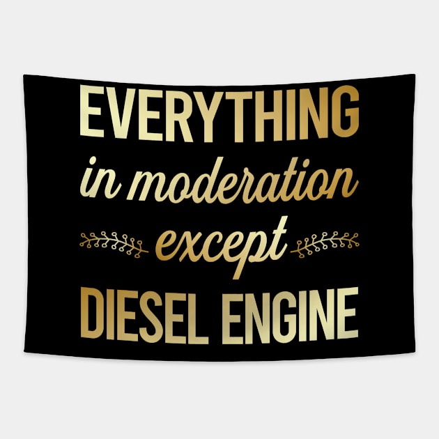 Funny Moderation Diesel Engine Tapestry by lainetexterbxe49