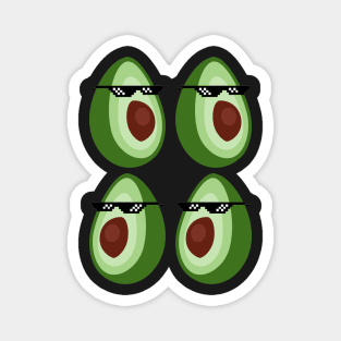 Cool avocado pattern Magnet