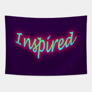 Inspired Neon Retro Tapestry
