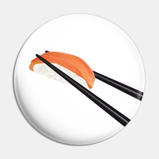 Chopsticks with Salmon Nigiri Pin