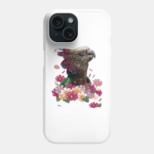 hawk-headed parrot Phone Case