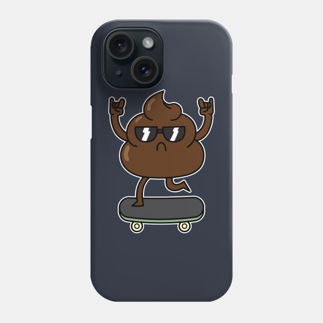 Cool Poop Phone Case by rudypagnel