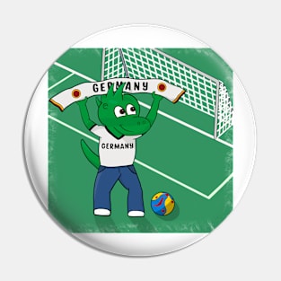 Dino Germany Football Fan Pin