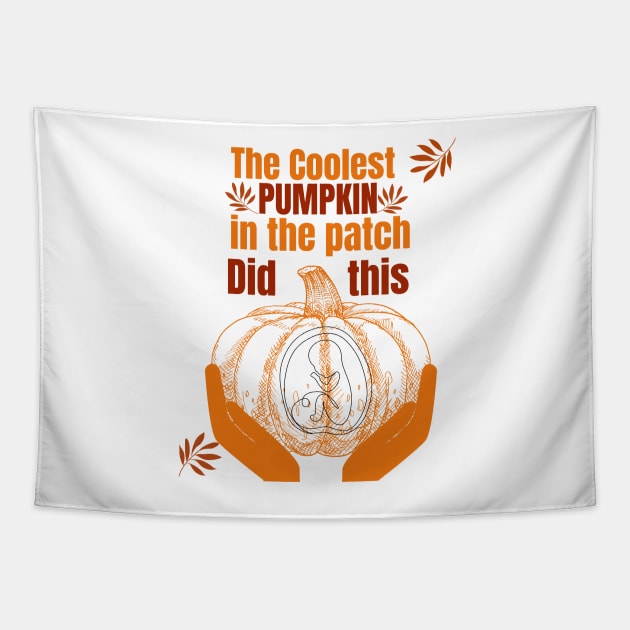 The Coolest Pumpkin in the Patch did this Tapestry by BeatyinChaos