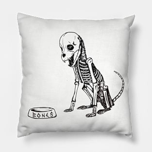 Skeledog Bowl Pillow