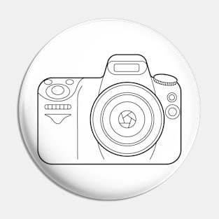 Line Photography Icon Pin