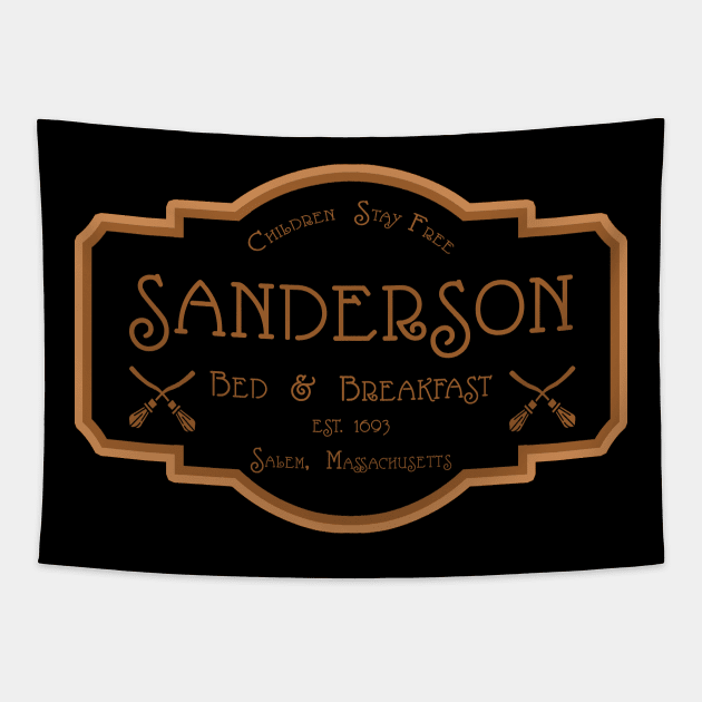 Sanderson Sisters cottage Tapestry by Amberstore