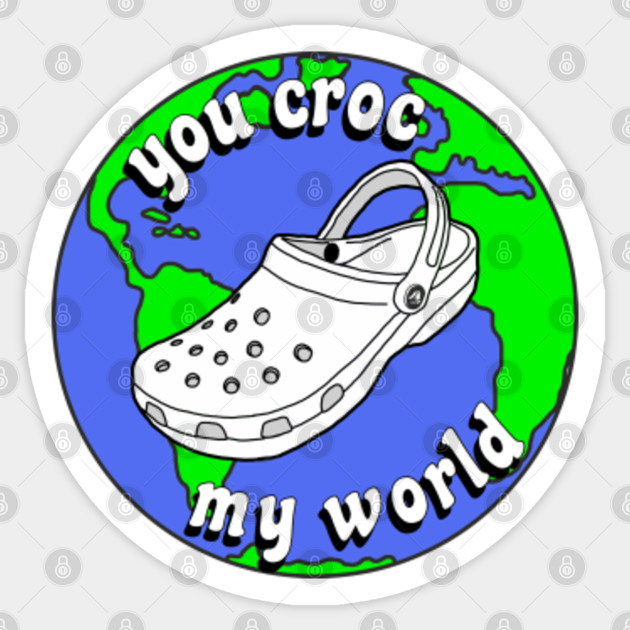 sticker crocs