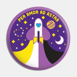 Space Pride - Nonbinary Flag Pin