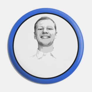 AARON BUSHNELL PORTRAIT Pin