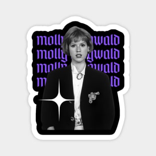 Molly ringwald x retro designs Magnet