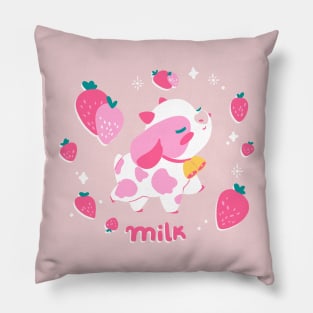 Strawberry milk Pillow