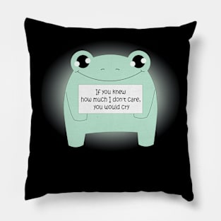 The Ghost Toad Pillow