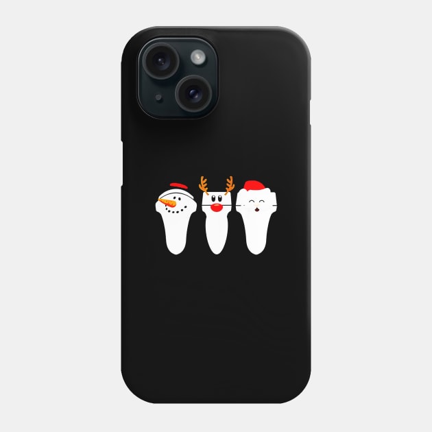 Santa Snowman Phone Case by bosssirapob63