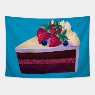 Strawberry Cake III Tapestry