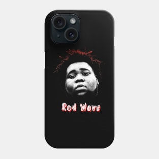 Rod Wave Red Portraid Phone Case
