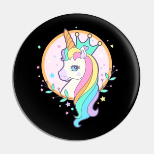 Cute Rainbow Unicorn Pin