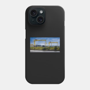 Samson and Goliath Cranes - Industrial Belfast Phone Case