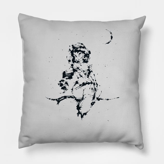 Splaaash Series - Arabian Princess Ink Pillow by Dagui