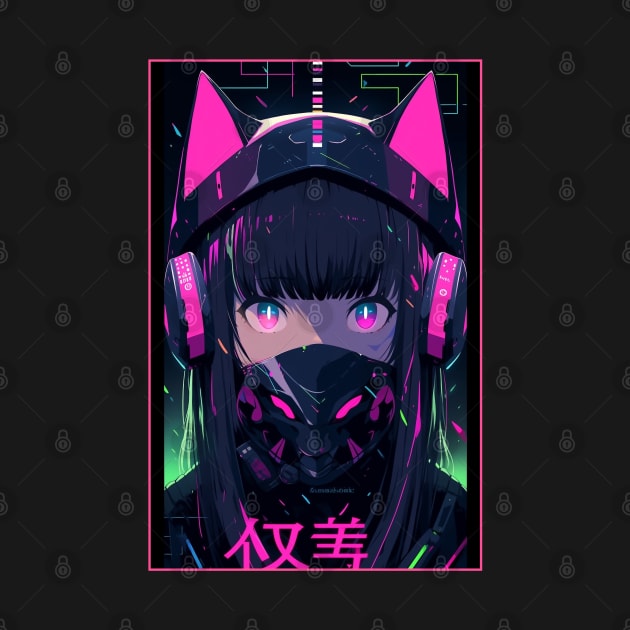 Anime Cat Girl | Quality Anime Design | Chibi Cat Girl Miaw | Manga Anime Art by AlNoah