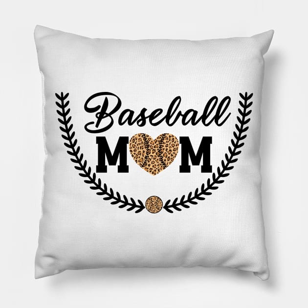 Baseball mom Pillow by hatem