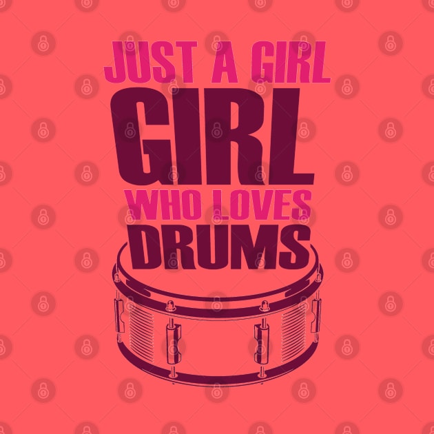 Just A Girl Who Loves Drums by Issho Ni