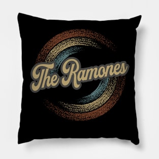 The Ramones Circular Fade Pillow