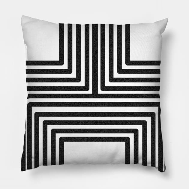 Black Mirror Pillow by RoanVerwerft