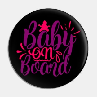 Baby on board Pin