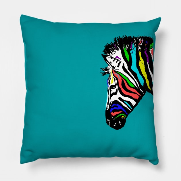 Zebra NK Pillow by kai19